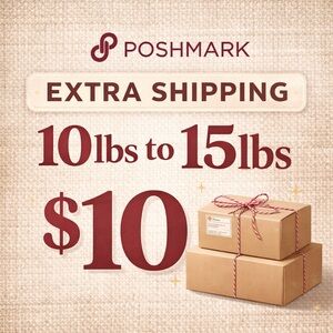 Up to 15lbs for Additional Shipping